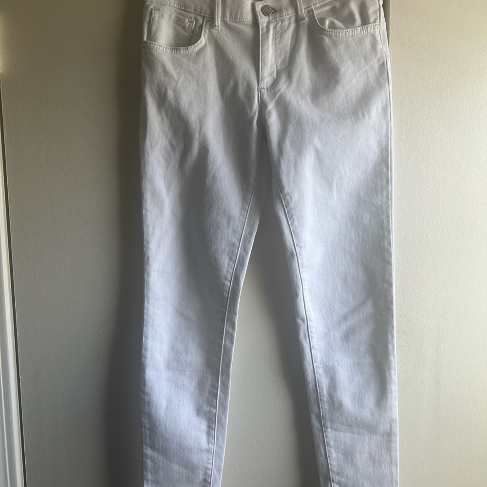 Levi's White 710 super Skinny Jeans